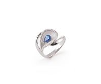 Anillo Annamaria Cammilli Mujer Premiere Color in Oro blanco Zaffiro 0.48 Ct GAN2075W-14 - GAN2075W-13